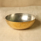 Nayi Naveli Brass Tasla Kadai with Tin Coating, 5 Liter