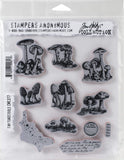 Tim Holtz - Stampers Anon Cling Rbbr Stamp Set, Tiny Toadstools