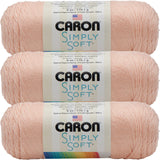 Caron Simply Soft Yarn Solids (3Pack) Light Country Peach H970039737