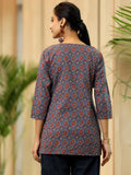 Libas Women'S Pure Cotton Straight Kurtis (29299I_Blue Blue Xl