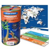 Chalk and Chuckles Smart Sticks Dinosaur Game, Gifts for Kids 8-12 Years, Dinosaur Toys Alternative, Family Games for Kids & Adu