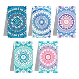 woopme Art Beautiful Mandala Pattern Printed Magnetic Bookmark Boys Students Kids Book Lovers Readers Gift Magnetic Page Clips F
