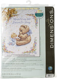 Dimensions Stamped Cross Stitch Sweet Prayer DIY Baby Quilt Kit, 34 x 43