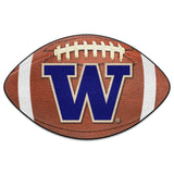 FANMATS 2689 Washington Huskies Football Rug 20.5in. x 32.5in. | Sports Fan Home Decor Rug and Tailgating Mat