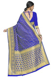 Glory Sarees Womens Kanchipuram Art Silk Saree With Blouse Piece(Royalblue)
