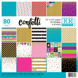 12 x 12 Confetti Scrapbook Project Paper Pad
