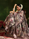 Libas Women'S Silk Blend Saree (16141_Taupe)