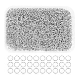 Mandala Crafts Assorted Stainless Steel Jump Rings Jewelry Findings Metal O Rings for Jewelry Making Supplies - 5000 Small Open