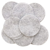 Playfully Ever After Charcoal Gray Craft Felt Circles (5 Inch 18pc)
