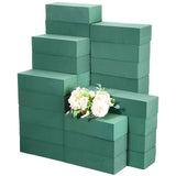 Marsui 30 Pcs Floral Flower Foam Blocks Green Wet & Dry Plant Foam Brick for Fresh & Artificial Flower Arrangement Florist Suppl