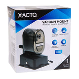 XACTO Bulldog Manual Pencil Sharpener w/Vacuum Mount, Colors May Vary, 1 Count