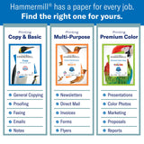 Hammermill Colored Paper, 20 lb Cream Printer Paper, 8.5 x 14-1 Ream (500 Sheets) - Made in the USA, Pastel Paper, 168040R