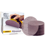 Mirka 9A232600 5Inch 600 Grit Mesh Abrasive Dust Free Sanding Discs, Box of 50 Discs