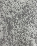 Suede Velvet Longhorn Spotted Cow Print Cowabunga Fabric Upholstery Silver / 54 Wide/Sold by The Yard