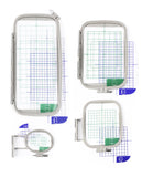 HimaPro 4pc Embroidery Hoop Set Replace for Brother SA442, SA443, SA444, and SA445 Hoops/Good for PE700, PE750, PE770, PE780D, P