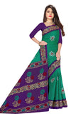 Tamaira Fashion Womens Plain Weave Pure Cotton Saree Without Blouse Piece(Ab36_Seagreen)
