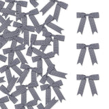 Meseey 50 Pcs Gingham Ribbon Bows 2.5 Inch Buffalo Plaid Premade Twist Tie Bows for Gift Wrapping, Wedding, Baby Shower, Birthda