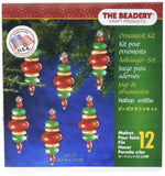 The Beadery Holiday Beaded Ornament Kit, 2.25Inch by 0.75Inch, Victorian Baubles, Makes 12 Ornaments