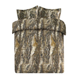 VISI-ONE Realtree Excape Camo Comforter Set King Size 3 Piece - Cozy Soft Lightweight Microfiber Bedding Machine Washable - Rust