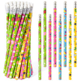 Xqumoi 60Pcs Insects Pencils with Eraser - Spring Butterfly Bee Ladybug #2 HB Pencils, School Classroom Student Rewards Office S