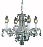 Elegant Lighting Living District Indoor Modern Home Decorative Bright Ceiling Azalea Collection Pendant D15In H12In Lt:4 Chrome