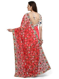 Patlani Fashion New Bollywood Blockbuster Design Launching Net Embroidery Designer Saree Tometo.