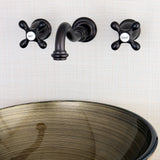 Kingston Brass Ks3125Ax Vintage Bathroom Faucet, 8-5/16 Inch In Spout Reach, Oil Rubbed Bronze