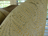 Plutus Brands Pb11015-2026-Sp Leaf Pod Handmade Throw Pillow, 20 X 26 Standard, Gold