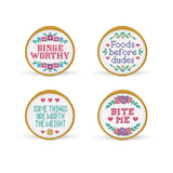 FRED STITCHES Bag Clips, Set of 4, 2.4 Inches in Diameter (5274203)