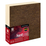 Ampersand Art Supply Hardboard Wood Painting Panel: Museum Series Hardbord, 12 x 12, 2 Inch Cradled Profile