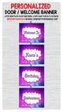 WoW Party Studio Personalized Shimmer Shine Theme Party Happy Birthday Decorations Door / Welcome Banner with Birthday Boy/Girl
