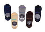 Young Wings MenS_Socks Multi Colour Cotton Fabric Stripe Free Size NoShow Length Casuals & Formals Wear Socks Pack Of 5