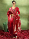 Libas Women'S Viscose Rayon Kurta Set (49419 Red M
