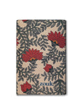 Zouk Nawabi Couture Diary & Bookmark Set | A5 Handmade Fabric Diary With 100 Ruled Pages | MadhubaniInspired Print, Gifting Rea