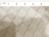100% Cotton Embroidered Eyelet Fabric Chikan Embroidery by 2-Yards (42 Wide, White- 2Y)