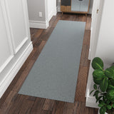 Ottomanson 27 x 910 Hallway Runner with Scraper Pile - Extra Durable Non-Slip Rug Mat for Indoor & Outdoor Use - Ideal for Kit