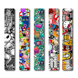woopme 5 PCs Pop Art Magnetic Bookmark for Students Kids Book Lovers Readers Gift Magnetic Page Clips Folding