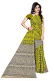 Tamaira Fashion Womens Plain Weave Pure Cotton Saree Without Blouse Piece (Ab11_Green)