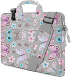 Hseok 17.3 Inch Laptop Shoulder Bag for Most 17.3 Dell Asus HP Lenovo Notebooks, Butterfly