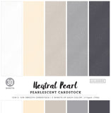 Colorbok 61198B Neutral Smooth Cardstock Paper Pad, 12 x 12 6 sheets of 5 different Neutral colors. (packaging may vary)