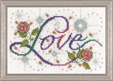 Design Works Crafts Inc. Love, 5'' X 7' Counted Cross Stitch Kit, 1, Multicolor