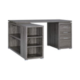 Benzara Office Desk, Gray