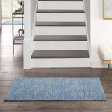Nourison Home Nourison Essentials Blue Grey 2 x 4 Area Rug - Easy Clean, Non Shedding, Bed Room, Living Room, Dining Room, Kitchen (2 x 4)