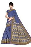 TAMAIRA FASHION Womens Plain Cotton Saree (2338_Blue