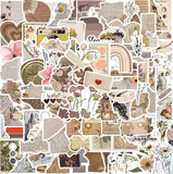 Titu Ki Baatein Junk Diary Stickers, 50 Pcs Waterproof Vintage