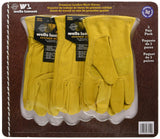Well lamont Well lamont Leather Work Gloves Medium, 3Count,, 1 Pound ()