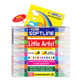 ADD Gel Softline Little Artist Twin Tip Coloring Pens (2), Multicolor