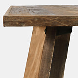 Jofran Reclamation 42 Rustic Reclaimed Solid Wood Square Counter Height Dining Table