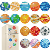 Saysurey 16 Pcs Diamond Art Magnet Kits Diamond Painting Refrigerator Magnets DIY for Adults Crafts Painting Stickers Kits for G