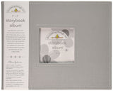 Doodlebug Design Gray Storybook for Scrapbooking Album, 8 by 8Inch